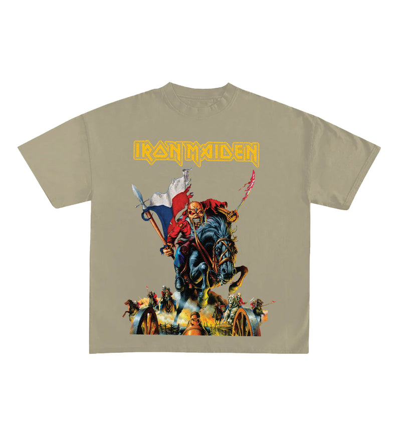 Iron Maiden Designed Oversized Tee