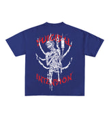 Metal Designed Oversized Tee