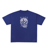 Metal Designed Oversized Tee