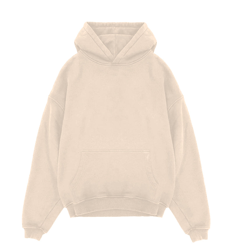 Beige Oversized Hoodie